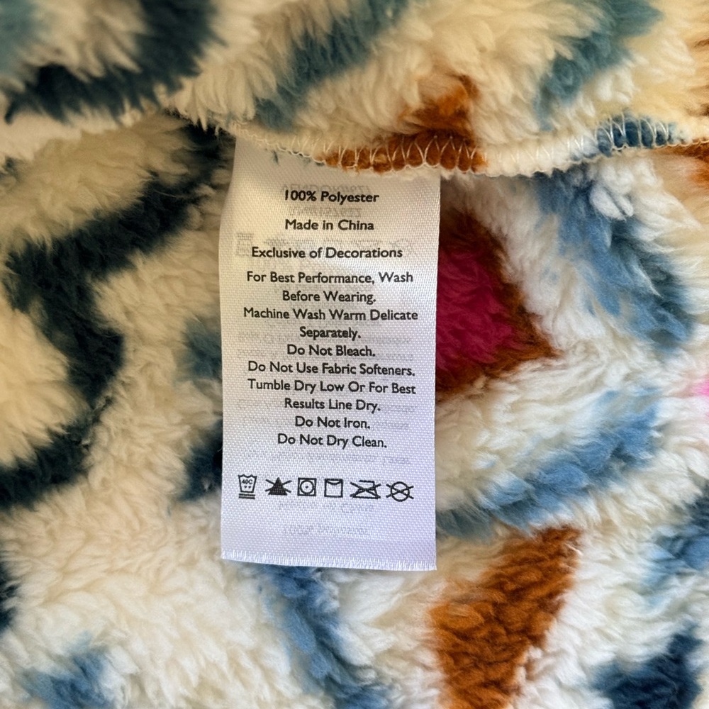 Eddie Bauer Multicolor Fuzzy Pullover - Picture 5 of 8